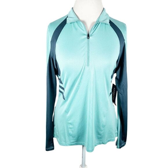 Kerrits Tops - Kerrits Equestrian Zip Performance Pullover UPF 30+ Horse Riding Top Size L NEW